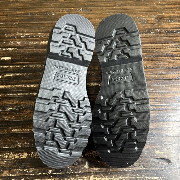 NEW Men's Brown Brazos Tradesman ST Brown Steel Toe Boots Size 9 - Picture 6 of 7